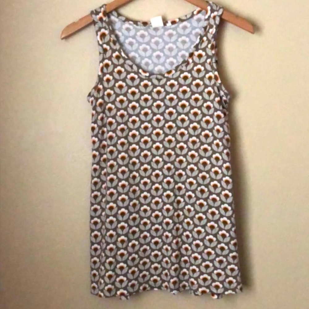 Orla Kiely x Uniqlo Floral Tank Top Size Small